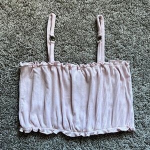 Emma & Sam Ribbed Crop Top